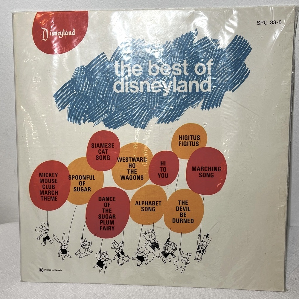The Best of Disneyland Vinyl Record. Disney music.